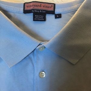 Vineyard Vines Light Blue polo shirt size Large